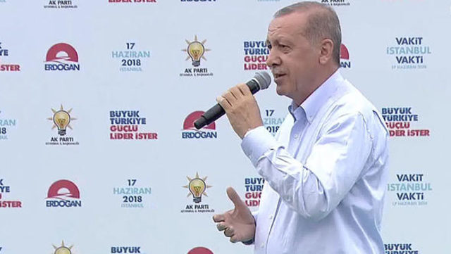 Erdoğan dan İnce ye  Haddini bil  çıkışı